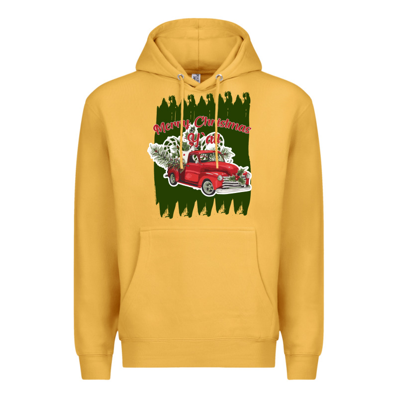 Merry Christmas Y'all Truck Premium Hoodie by Bettercallsaul | Teevron
