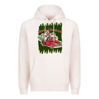 Pale Pink merry christmas y'all truck Premium Hoodie - Bettercallsaul