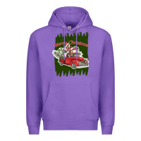 Purple merry christmas y'all truck Premium Hoodie - Bettercallsaul