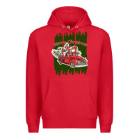 Red merry christmas y'all truck Premium Hoodie - Bettercallsaul