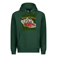 Sports Green merry christmas y'all truck Premium Hoodie - Bettercallsaul