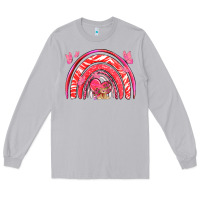 Moon Dust valentines day rainbow with heart Long Sleeve Tee - NancyCooperArtShop