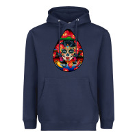 Navy Hispanic Heritage Heavyweight Hoodie - BundleAndBundleShop