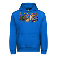 Cobalt teacher mardi gras Urban Hoodie - CowGirlArtShop