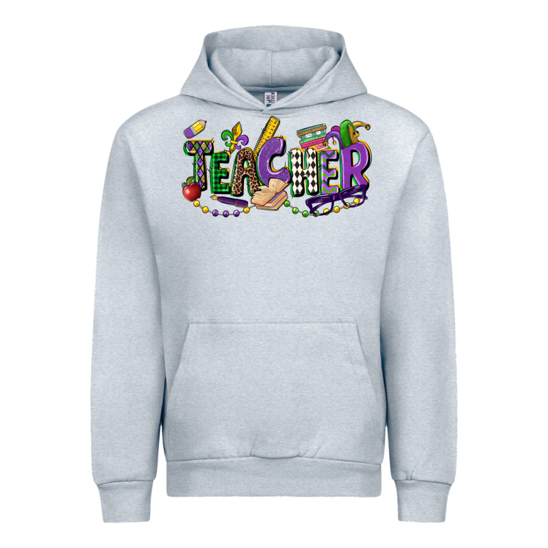 Teacher Mardi Gras Urban Hoodie by CowGirlArtShop | Teevron