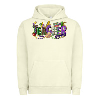Pigment Pistachio teacher mardi gras Urban Hoodie - CowGirlArtShop