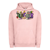 Pigment Salmon teacher mardi gras Urban Hoodie - CowGirlArtShop