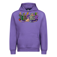 Tulip teacher mardi gras Urban Hoodie - CowGirlArtShop