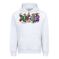 White teacher mardi gras Urban Hoodie - CowGirlArtShop