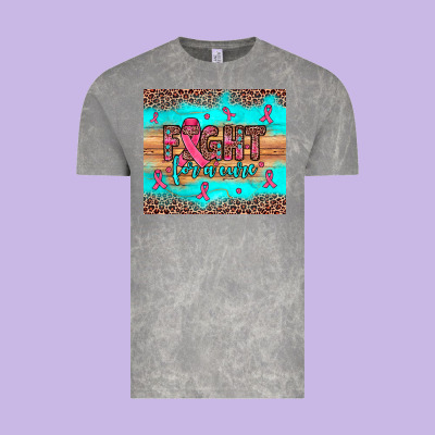 Fight For A Cure Vintage Tee Designed By Jahusdesignshop