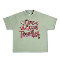 Oil Green one loved teacher Urban Heavy Tee - JahusDesignShop