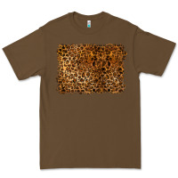 Cacao handdrawn leopard pattern Premium Tee - BarkalooDesign