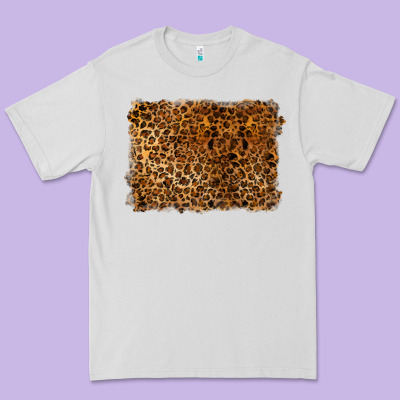 Handdrawn Leopard Pattern Premium Tee Designed By Barkaloodesign