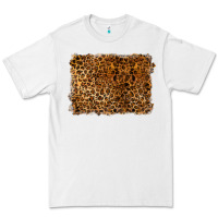 White handdrawn leopard pattern Premium Tee - BarkalooDesign