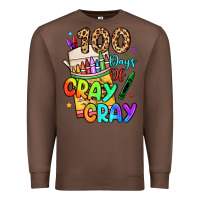 Chestnut 100 days of cray cray Premium Sweatshirt - LillyAllenDesigns