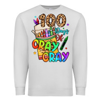 Dove Grey 100 days of cray cray Premium Sweatshirt - LillyAllenDesigns