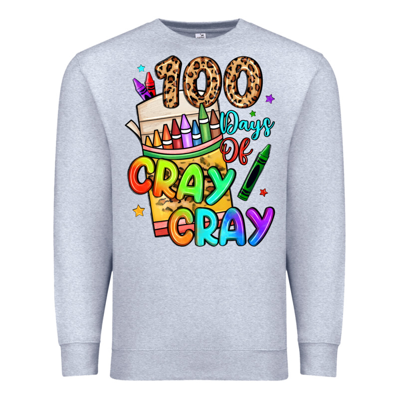 100 Days Of Cray Cray Premium Sweatshirt by LillyAllenDesigns | Teevron