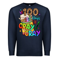 Navy 100 days of cray cray Premium Sweatshirt - LillyAllenDesigns
