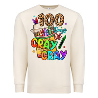 Sandshell 100 days of cray cray Premium Sweatshirt - LillyAllenDesigns