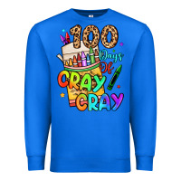 True Royal 100 days of cray cray Premium Sweatshirt - LillyAllenDesigns