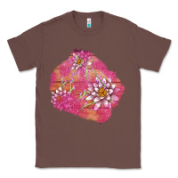 Chestnut v.d  lavender and lotus patches Classic Tee - AdoDesignShop
