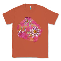 Copper v.d  lavender and lotus patches Classic Tee - AdoDesignShop