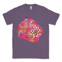 Lavender v.d  lavender and lotus patches Classic Tee - AdoDesignShop