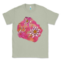 Matcha v.d  lavender and lotus patches Classic Tee - AdoDesignShop