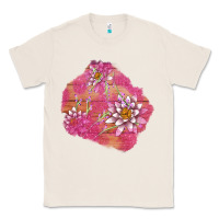 Natural v.d  lavender and lotus patches Classic Tee - AdoDesignShop