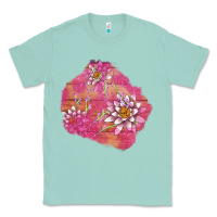Seafoam v.d  lavender and lotus patches Classic Tee - AdoDesignShop