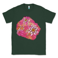 Sports Green v.d  lavender and lotus patches Classic Tee - AdoDesignShop