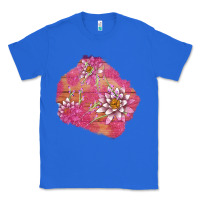 True Royal v.d  lavender and lotus patches Classic Tee - AdoDesignShop