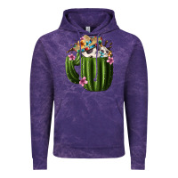 Cloud Purple day of the dead mexican cactus Vintage Hoodie - FaDigitalArtStudio
