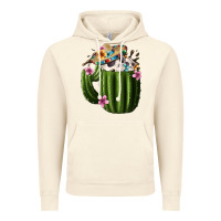 Vintage Artic day of the dead mexican cactus Vintage Hoodie - FaDigitalArtStudio