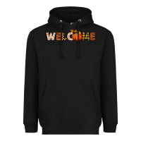 Black welcome pumpkin Heavyweight Hoodie - BundleAndBundleShop