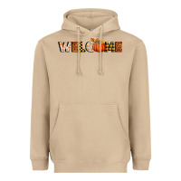 Mushroom welcome pumpkin Heavyweight Hoodie - BundleAndBundleShop