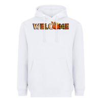 White welcome pumpkin Heavyweight Hoodie - BundleAndBundleShop
