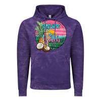 Cloud Purple somewhere on a beach Vintage Hoodie - JahusDesignShop