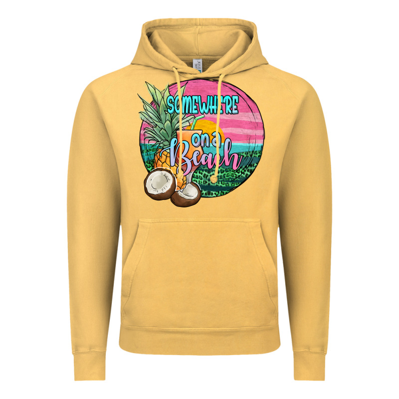 Somewhere On A Beach Vintage Hoodie by JahusDesignShop | Teevron