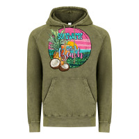 Vintage Olive somewhere on a beach Vintage Hoodie - JahusDesignShop