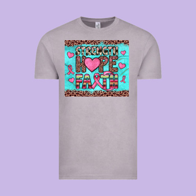 Strength Hope Faith Vintage Tee Designed By Jahusdesignshop
