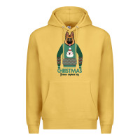 Antique Gold German shepherd dog Christmas Premium Hoodie - Bettercallsaul