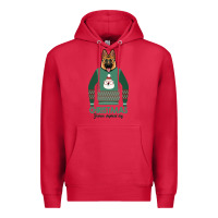 Cardinal German shepherd dog Christmas Premium Hoodie - Bettercallsaul