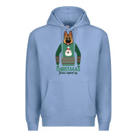 Colony Blue German shepherd dog Christmas Premium Hoodie - Bettercallsaul