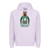 Lilac German shepherd dog Christmas Premium Hoodie - Bettercallsaul