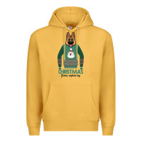 Mustard German shepherd dog Christmas Premium Hoodie - Bettercallsaul