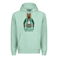 Seafoam German shepherd dog Christmas Premium Hoodie - Bettercallsaul