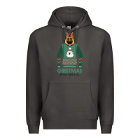 Smoke German shepherd dog Christmas Premium Hoodie - Bettercallsaul