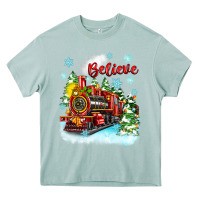 Arona christmas polar express believe Heavy Core Tee - Zillion Design Studio