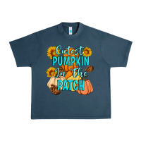 Midnight Navy Cutest Pumpkin In The Patch Urban Heavy Tee - Artiststas